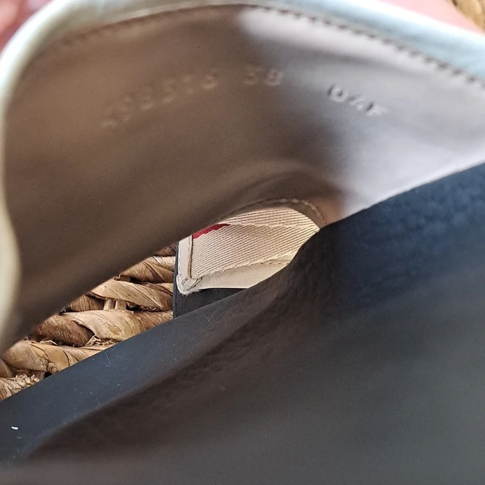 Gucci Womens Sylvie Satin Oversized Bow Slides Molded Rubber Soles EU38/US7.5-8 - Picture 8 of 15